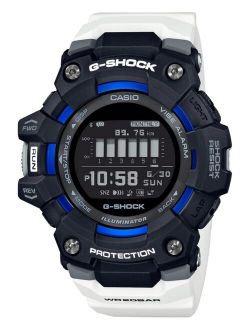 G-Shock Men's Connected Digital Power Trainer White Resin Strap Watch 49.3mm