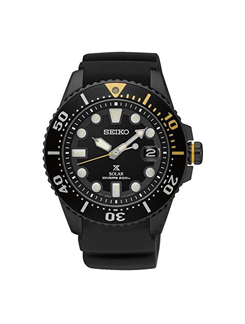 Seiko SNE441 Prospex Men's Watch Black 43.5mm Stainless Steel