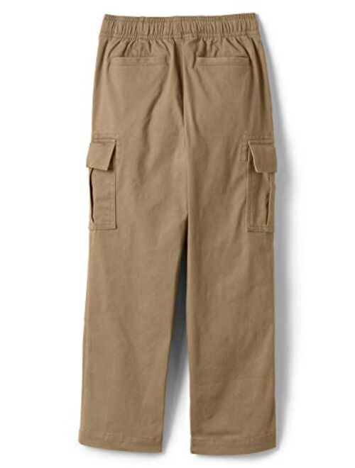 Lands' End Boys Iron Knee Stretch Pull On Cargo Pants