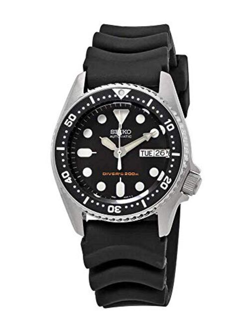 Seiko Black Automatic Dive Watch SKX013K1