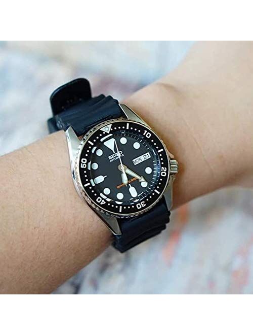 Seiko Black Automatic Dive Watch SKX013K1