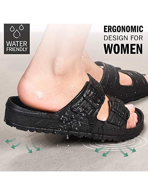 AEROTHOTIC Water Friendly Light Weight EVA Sandals and Flip Flops for Women