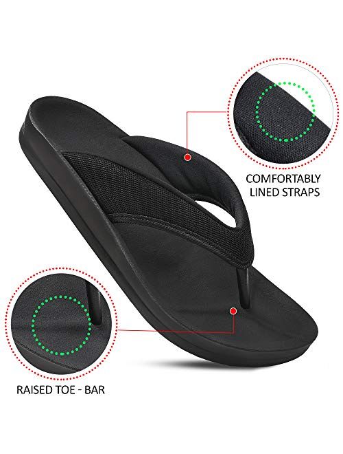 Aerothotic Women's Enhalus Arch Support Thong Sandals