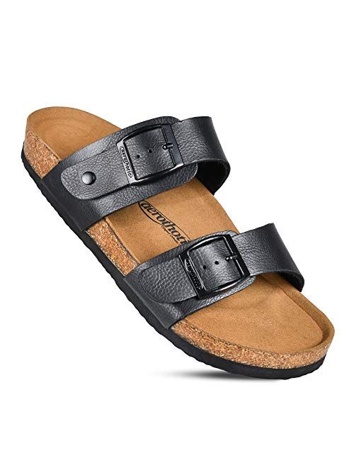 AEROTHOTIC Women's Arch Support Casual Strappy Slide Sandals