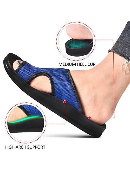 Aerothotic Women's Aster Arch Support Split Toe Slide Sandals