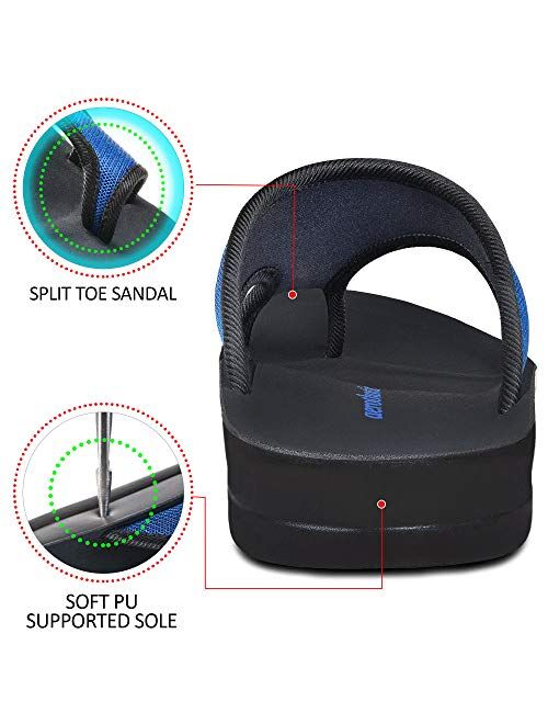 Aerothotic Women's Aster Arch Support Split Toe Slide Sandals