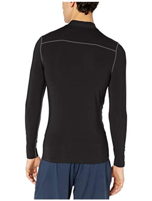 Amazon Essentials Men's Control Tech Mock Neck Long-Sleeve Shirt
