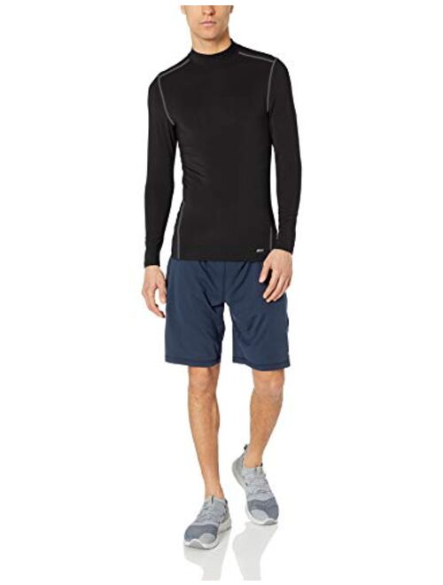 Amazon Essentials Men's Control Tech Mock Neck Long-Sleeve Shirt