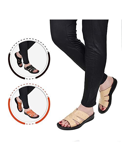 AEROTHOTIC Orthotic Comfortable Strap Sandals and Flip Flops with Arch Support for Comfortable Walk