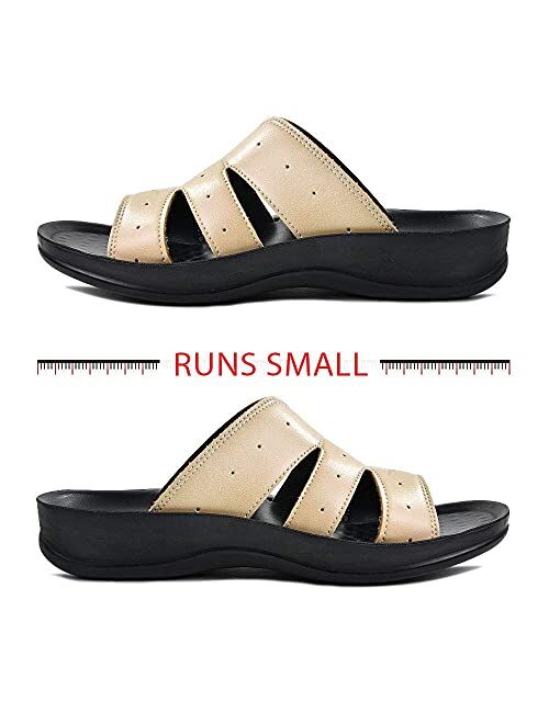 AEROTHOTIC Orthotic Comfortable Strap Sandals and Flip Flops with Arch Support for Comfortable Walk