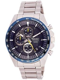 Chronograph Motor Sports 100m Blue Dial Watch SSB321P1