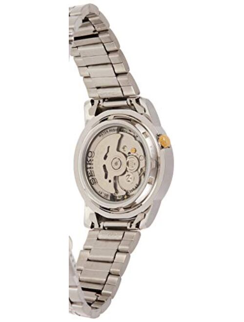 Seiko Men's SNKK07 5 Stainless Steel White Dial Watch