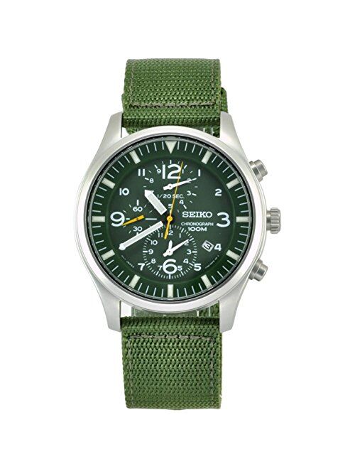 Seiko Men's SNDA27 Green Dial Watch