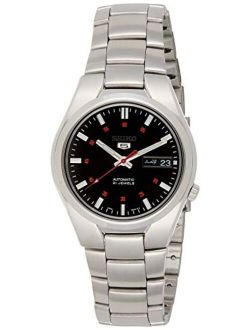 Men's 5' Japanese Automatic Stainless Steel Casual Watch, Color: Black dial (Model: SNK617)