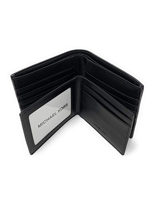 Michael Kors Men's Cooper Billfold with Passcase Wallet (Brown)