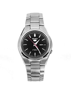 Men's SNK607 Automatic Black Dial Stainless Steel Watch