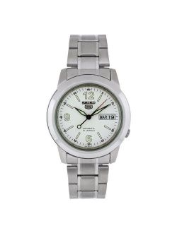 Men's SNKE57 Stainless Steel Analog with White Dial Watch