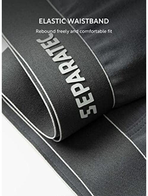 Separatec Men's Dual Pouch Underwear Comfort Flex Fit Premium Cotton Modal Blend Boxer Briefs 2-3 Pack