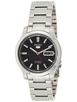 Men's SNK795K1S Stainless-Steel Analog with Black Dial Watch