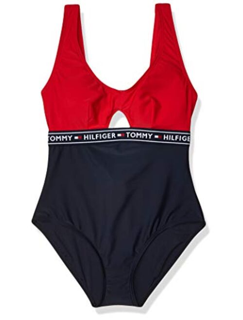 Tommy Hilfiger Women's Iconic One Piece Swimsuit