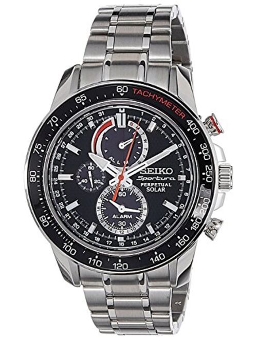 Seiko Sportura Solar Perpetual Chronograph Men's Watch
