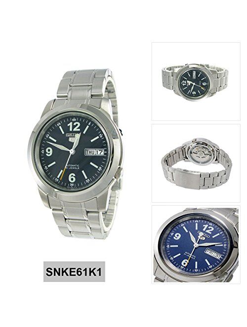 Men's Automatic Blue Dial Stainless Steel Seiko