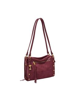 Women's Allie Leather Satchel Purse Handbag