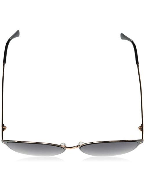 Jessica Simpson Women's J5866 Enamel Rim Cat-Eye Sunglasses with 100% UV Protection, 57 mm