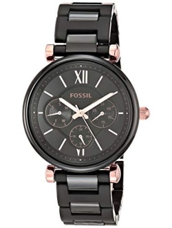 Women's Carlie Mini Stainless Steel and Ceramic Casual Quartz Watch