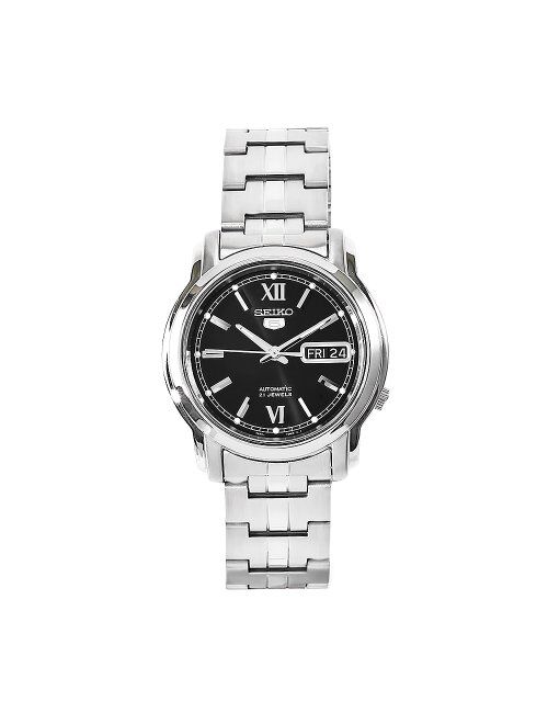 Seiko Men's SNKK81 5 Stainless Steel Black Dial Watch