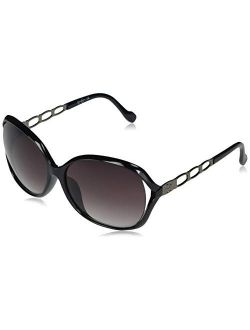 Women's J5827 Glamorous Vented Oval Sunglasses with 100% UV Protection,62 mm