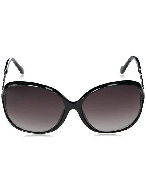 Jessica Simpson Women's J5827 Glamorous Vented Oval Sunglasses with 100% UV Protection,62 mm
