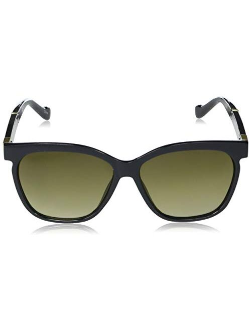 Jessica Simpson Women's J5785 Cool Ombre Cat-Eye Sunglasses with 100% UV Protection, 58 mm