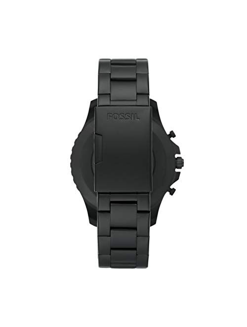 Fossil Men's FB-01 Dive-Inspired Hybrid Smartwatch HR with Always-On Readout Display, Heart Rate, Activity Tracking, Smartphone Notifications, Message Previews