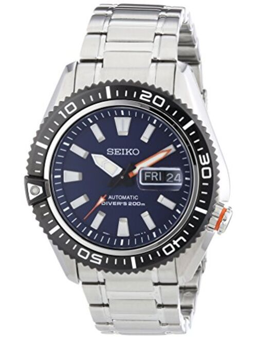 Seiko Men's SRP493 Diver's Stainless Steel Blue Dial Watch by Seiko Watches