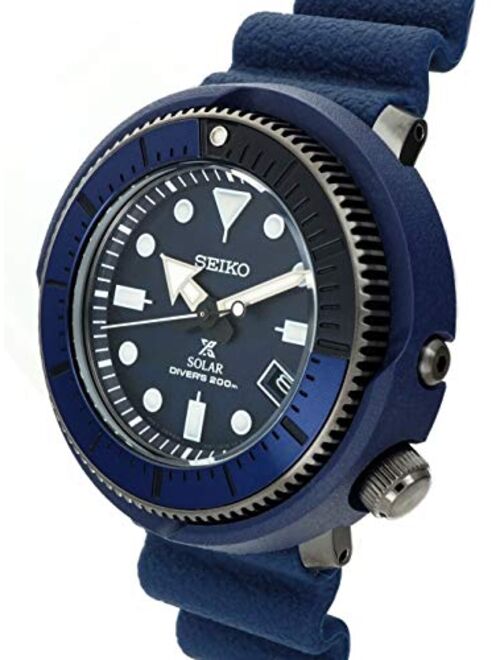 SEIKO Prospex Street Sports Solar Diver's 200M Blue Dial with Silicone Band Watch SNE533P1