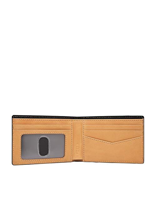 Fossil Black Leather Bifold Wallet