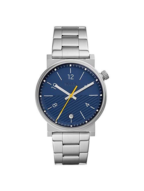 Fossil Mens Analogue Quartz Watch with Stainless Steel Strap FS5509