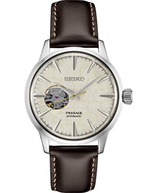 Seiko Presage Automatic Brown Leather Limited Edition Watch SSA409