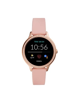Women Gen 5E FTW6066 Smartwatch 42mm - Rose Gold-tone With Blush Silicone