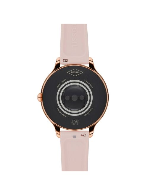 Fossil Women Gen 5E FTW6066 Smartwatch 42mm - Rose Gold-tone With Blush Silicone