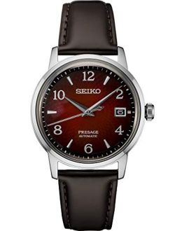 Presage Red SRPE41 Brown Leather Automatic Watch