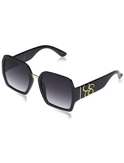 J5922 Octagonal Iconic UV Protective Geometric Logo Sunglasses | Wear All-Year | Glam Gifts for Women, 57 mm
