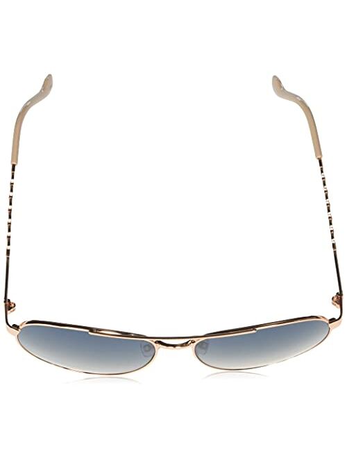 Jessica Simpson Women's J5999 Luxurious UV Protective Metal Aviator Sunglasses | Wear All-Year | The Gift of Glam, 59 mm