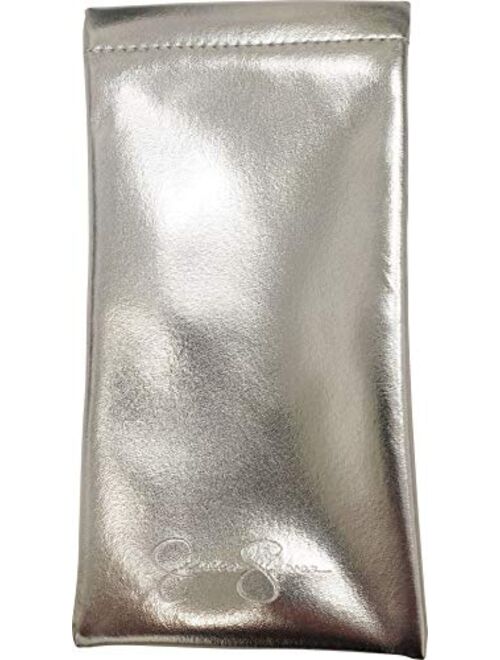 Jessica Simpson Women's J5999 Luxurious UV Protective Metal Aviator Sunglasses | Wear All-Year | The Gift of Glam, 59 mm