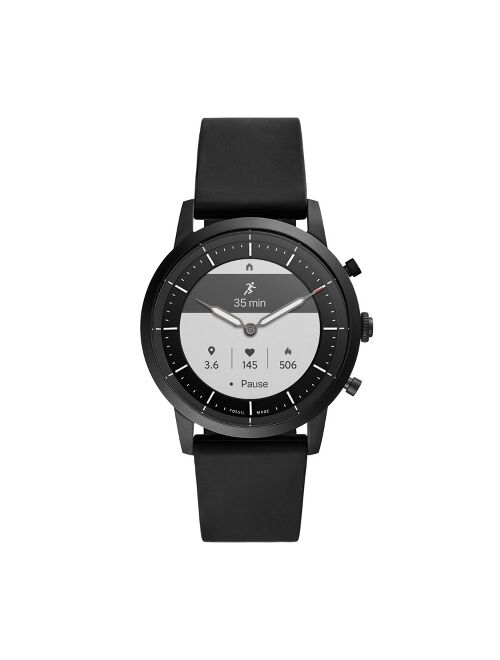 Fossil Hybrid Smartwatch HR Collider 42mm - Black with Black Silicone