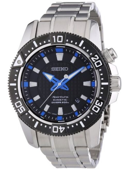Seiko SKA561P1 Sportura Divers Black Dial Stainless steel Mens Watch. by Seiko Watches