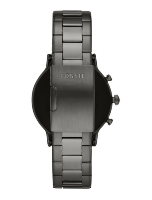 Fossil Tech Gen 5 Carlyle HR Smoke Bracelet Smart Watch 44mm, Powered by Wear OS by Google