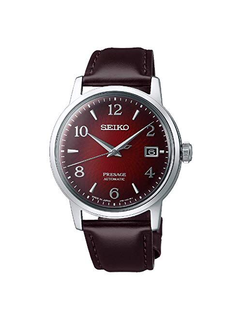 Seiko Presage Automatic Red Dial Men's Watch SRPE41J1