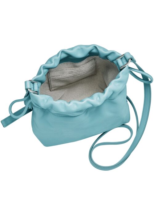 Fossil Gigi Leather Drawstring Crossbody